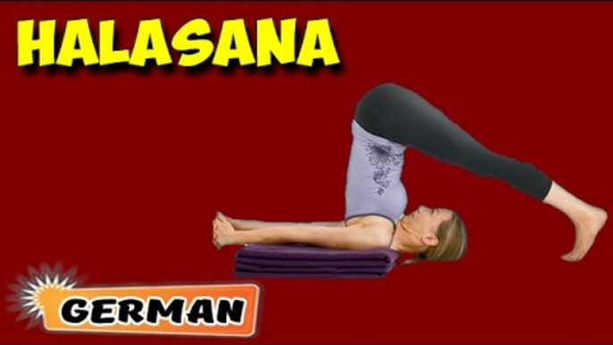 Halasana | Yoga für Anfänger | Yoga For Digestive System & Tips | About Yoga in German