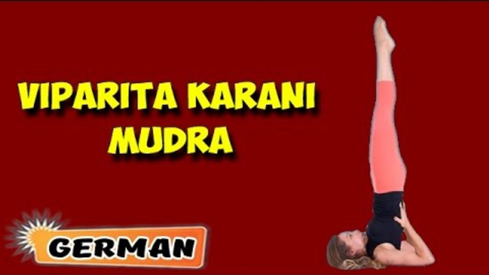 Viparita Karani Mudra | Yoga für Anfänger | Yoga For Better Sex & Tips | About Yoga in German