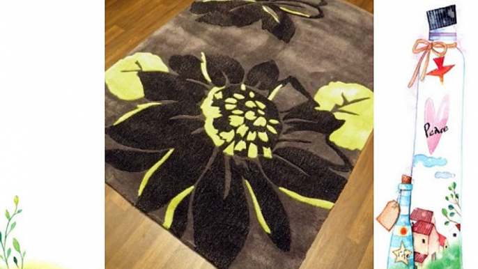 Green 120x170cm Approx 6x4 Hand Tufted Acrylic And Soft Polyester Top Quality Rug