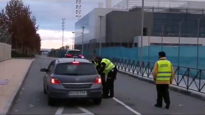 James Rodriguez llegó a Valdebebas perseguido por la Policía al ir a 200Km-h