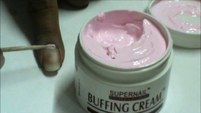 How to do nail buffing with nail buffing cream for nail buff tutorial at home for beginners