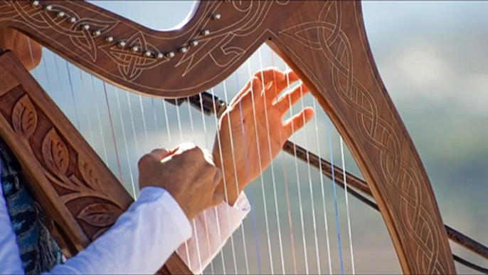 Harp Music Tibetan - Celestial Relaxing 432 hz Strings Solo Playlist for Study, Concentrat