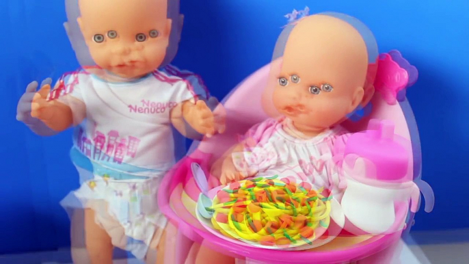 Nenuco Poupée Bébé Mange Bébé Né Poupée Jouet de la Nourriture de Bébé Poupée Jouet Vidéos par Toysandfunnykids