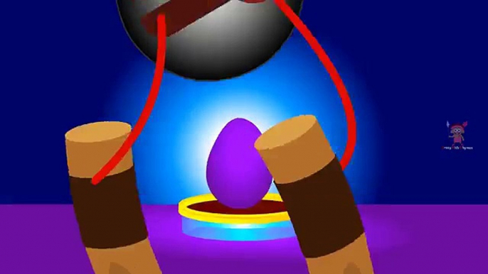 Colours for Children Kids to Learn - Colors Easter Eggs Slingshot - Fun Educational Learning Video