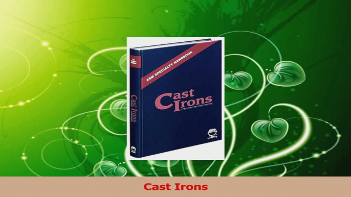 PDF Download  Cast Irons Read Full Ebook