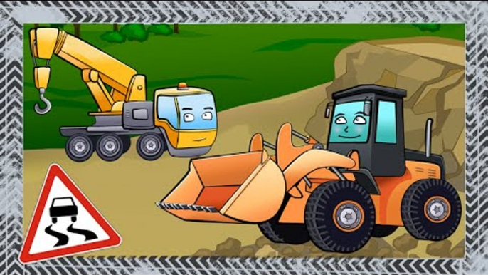 ✔ Excavator with Truck build playground. Digger for kids / Cars Cartoons Compilation / 58 Episode ✔