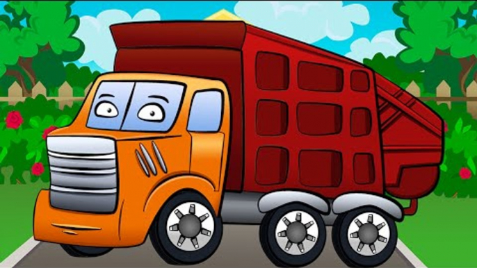 ✔ Cartoons for children - Garbage truck cleaning in the City of Cars - Funny Trucks TV. Episode 11