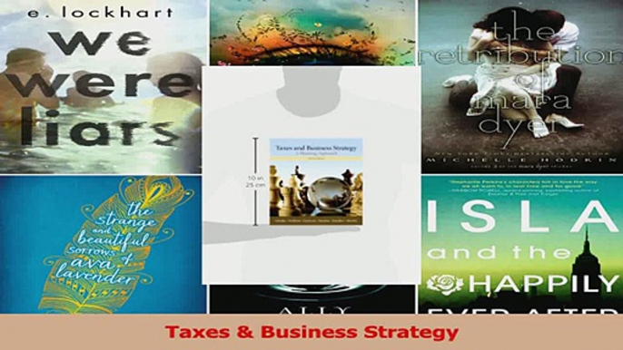 PDF Download  Taxes  Business Strategy Download Full Ebook