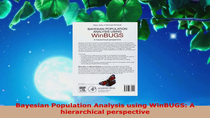 PDF Download  Bayesian Population Analysis using WinBUGS A hierarchical perspective Read Online