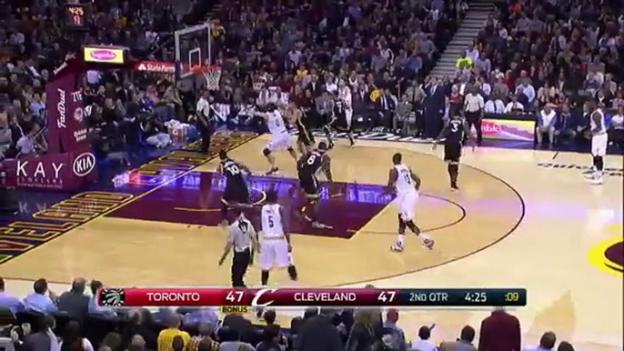 J.R. Smith With 8 Three-Pointers - Raptors vs Cavaliers - January 4, 2016 - NBA 2015-16 Season