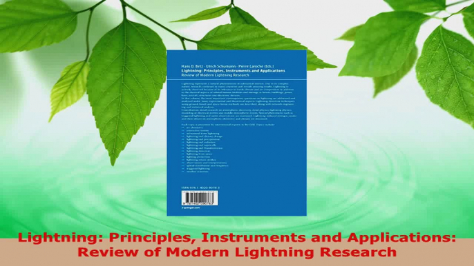 PDF Download  Lightning Principles Instruments and Applications Review of Modern Lightning Research PDF Online