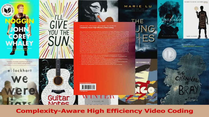 PDF Download  ComplexityAware High Efficiency Video Coding Read Online