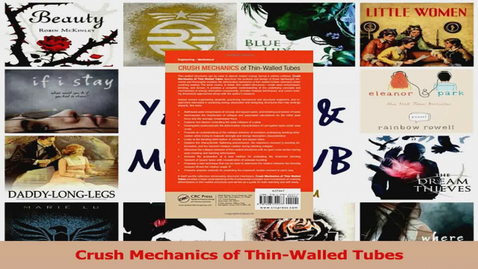 PDF Download  Crush Mechanics of ThinWalled Tubes PDF Online