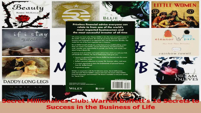 PDF Download  Secret Millionaires Club Warren Buffetts 26 Secrets to Success in the Business of Life Download Full Ebook