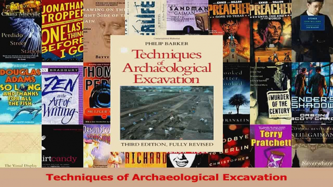 PDF Download  Techniques of Archaeological Excavation Download Full Ebook