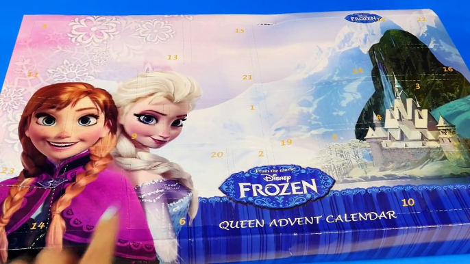 Frozen Queen Advent Calendar 24 Days of Surprise Toys Makeup Disney Elsa Anna Barbie Dolls