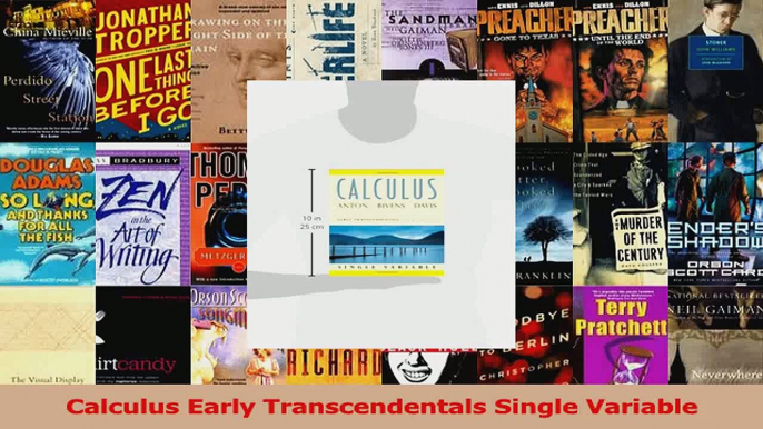 PDF Download  Calculus Early Transcendentals Single Variable Download Online