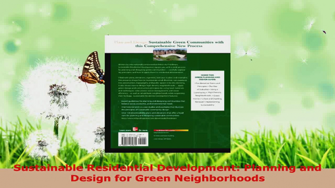 Read  Sustainable Residential Development Planning and Design for Green Neighborhoods EBooks Online