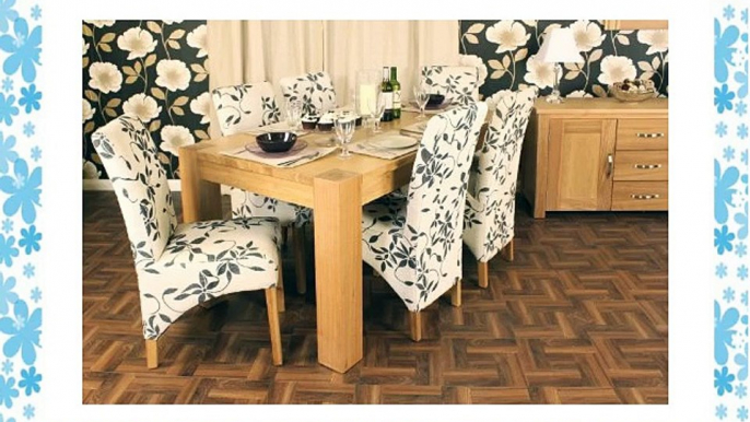 Aston Oak Dining Table 6 seater