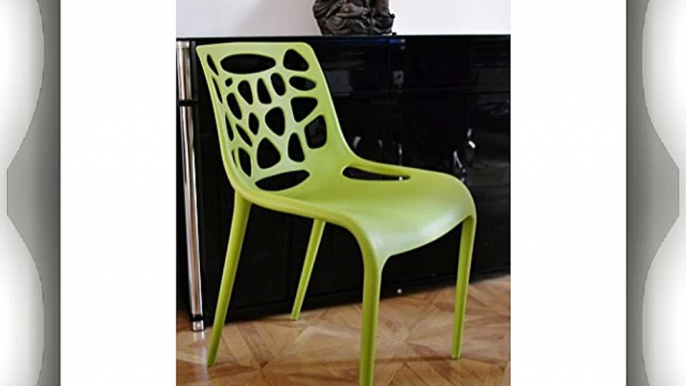 Designer Green Funky Hero Stacking Chair Study Computer Dining Restaurant Cafe