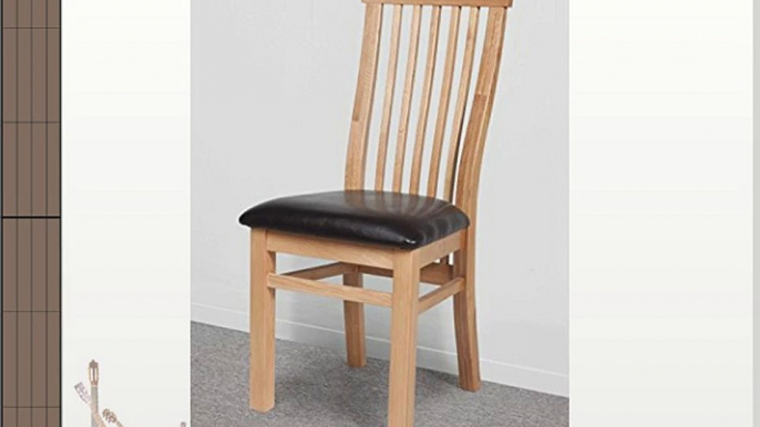 Devon Oak Slat Back Chair (SOLD AS PAIRS) (CHR03)