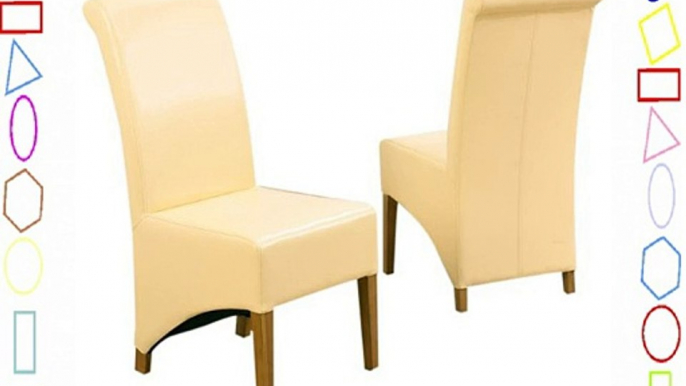 Mark Harris Barcelona Dining Chairs 47 x 46 x 107 cm Cream