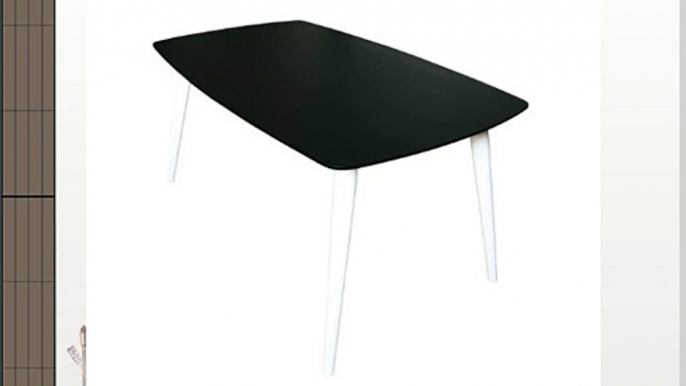 Premier Housewares Dining Table - Black/White