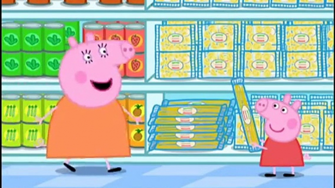 Peppa Pig Papa Cochon En Francais Anime -Le Supermarche - Dessin Anime