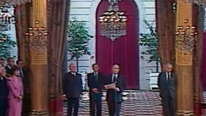 Discours d'investiture du président François Mitterrand pour son deuxième septennat