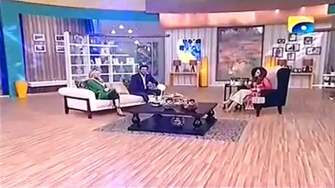 Nadia Khan Show - A Caller Make Wasim Akram Shy During Live Show