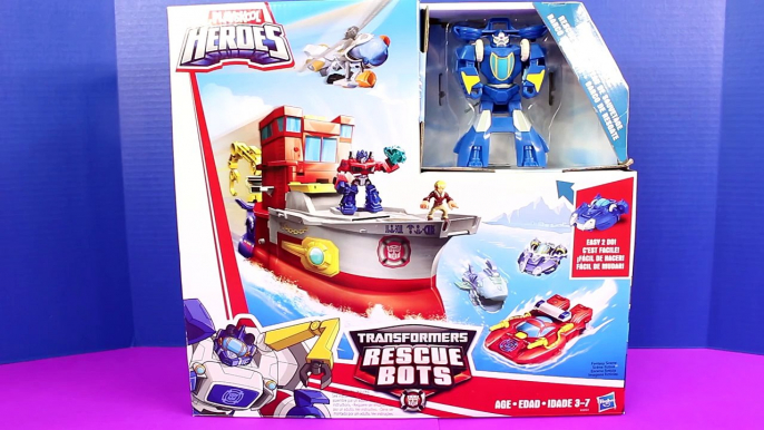 Playskool Heroes Rescue Bots High Tide Rescue Rig With Cody Rescuing Dog