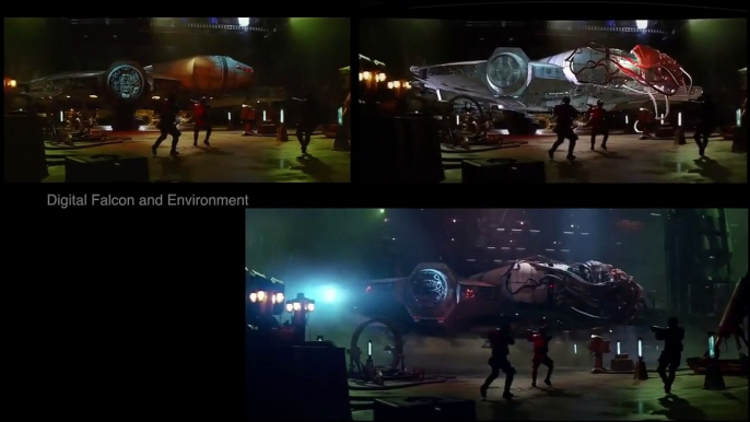 Effets spéciaux de Star Wars VII : bluffant! Star wars the force awakens VFX