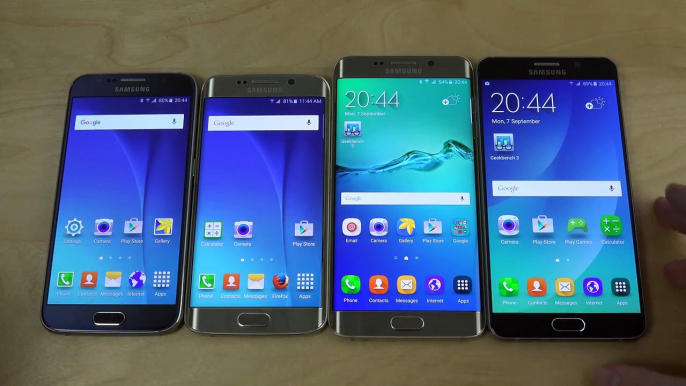 Samsung Galaxy Note 5 vs. Galaxy S6 vs. Galaxy S6 Edge vs. S6 Edge+!