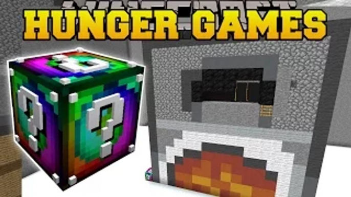 PopularMMOs Minecraft: WEIRD ROOM HUNGER GAMES - Pat and Jen Lucky Block Mod GamingWithJen