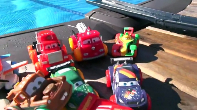 Disney Pixar Cars Lightning McQueen, Mater, Red, Mack and more Hydro Wheels Pool Fun Ramp