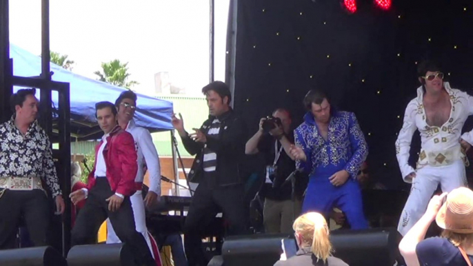 Parkes Elvis Festival Part 4 of 10 Elvis Tribute Artists, NW Sydney(4 hrs drive), 6-10 Jan 2016