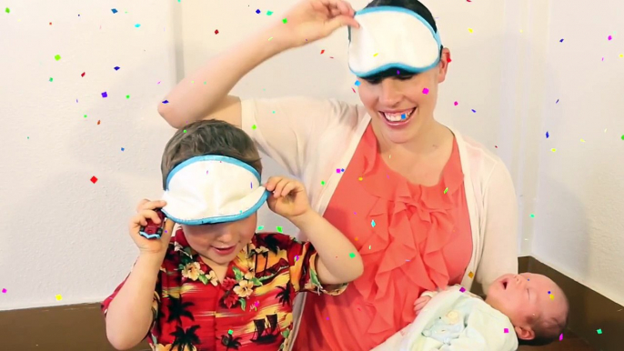 Baby Food Challenge! Blind Fold Tasting Baby Food Competition Cute Newborn Baby Eli Taste