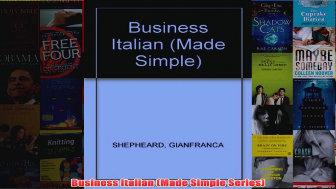 Business Italian Made Simple Series