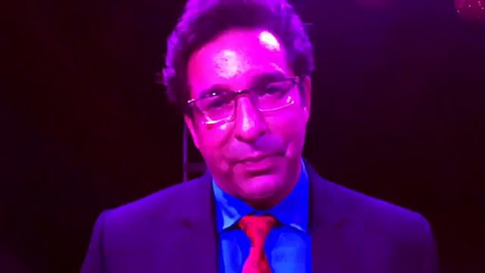 Pakistani Crickter Wasim Akram at Pakistan Super League Opening Ceremony PSL-T20 2016