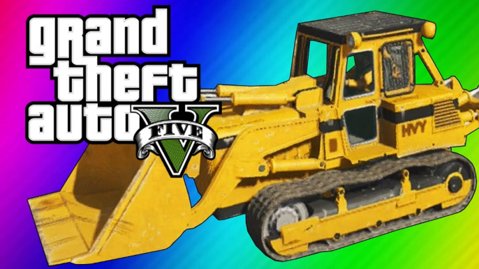 GTA 5 Online: 2 Fun Jobs! - Pool Divers & Vehicle Bouncy Castle! (GTA 5 Funny Moments)