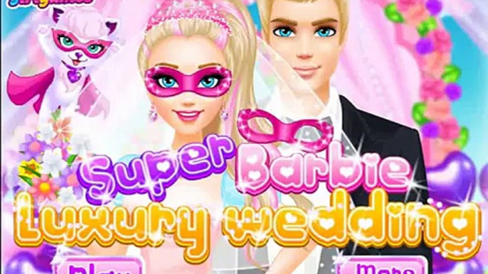 Super Barbie Luxury Wedding - Barbie games - Cartoons for Children - Games for children