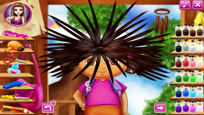 Dora THe Explorer Hair Coloring Adventure    games for girls