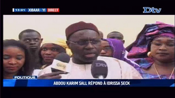 Abou Karim Sall: "Idrissa Seck ne nous fait pas peur"