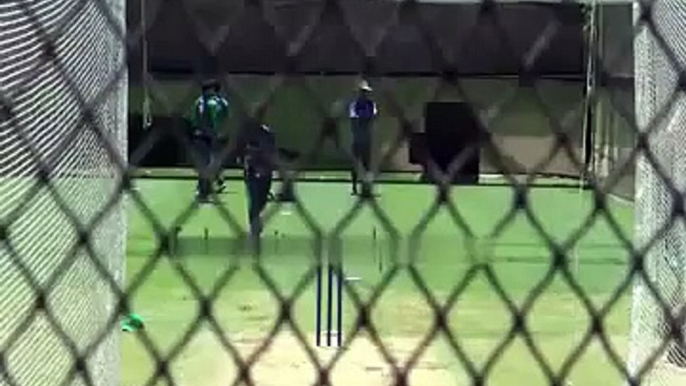 Muhammad Amir Bowling Newzealand vs Pakistan 1st t20 2016 _ Practice Session