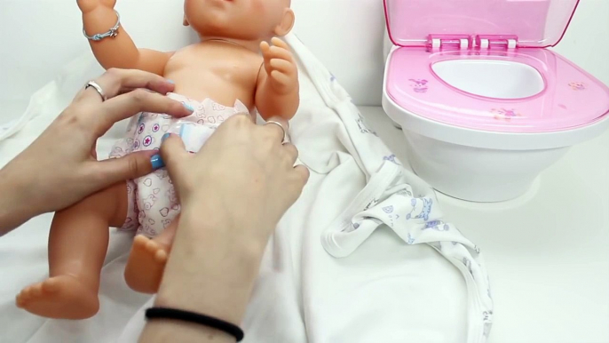 Bébé Poupée Magique de la Formation de Pot un Caca et Pipi Nenuco Fille de Bébé de Couche-culotte de Pot de Temps Jouet Toilettes Jouet Vidéo