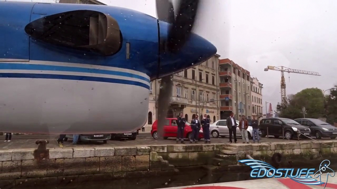 European Coastal Airlines DHC-6-300 - Flight with Cockpit Views - Pula to Split FULL HD