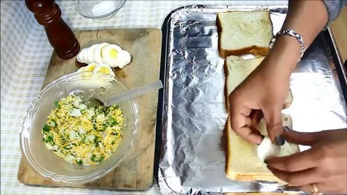 Egg Cheese Toast Recipe _ Quick Toast Recipes- Indian Easy Egg Recipes By Shilpi