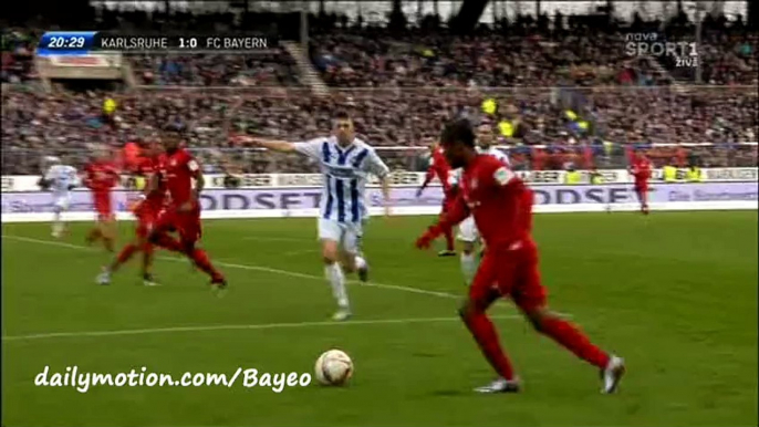 Arturo Vidal Goal HD - Karlsruher 1-1 Bayern Munich - 16-01-2016