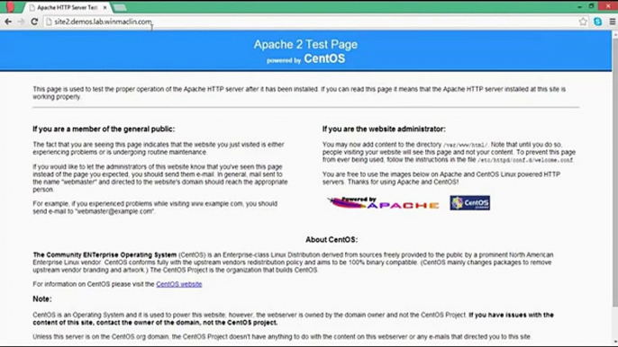 centos 6 - Configure Apache Virtual Hosts