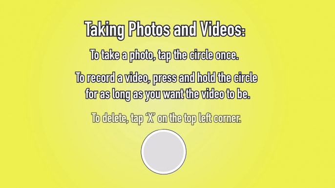 Snapchat How to Create and Send Snaps  - Snapchat Tip #3